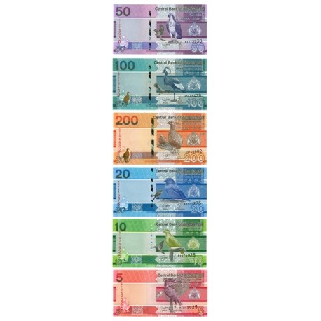 GAMBIE 2019 - série 6 Billets