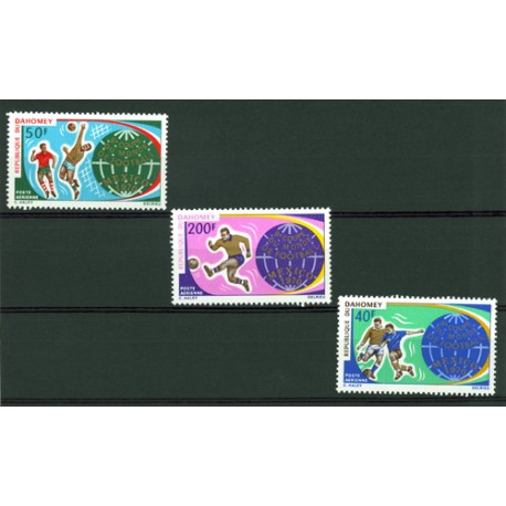 Timbres Football Dahomey poste aérienne