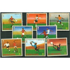 série timbres football Guinée Equatoriale