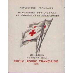 carnet croix rouge 1955