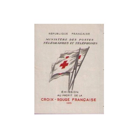 carnet croix rouge 1955