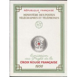 carnet croix rouge 1956