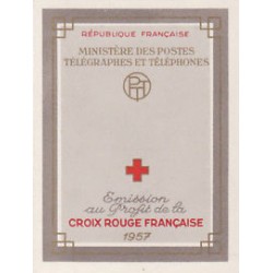 carnet croix rouge 1957