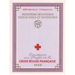 carnet croix rouge 1958