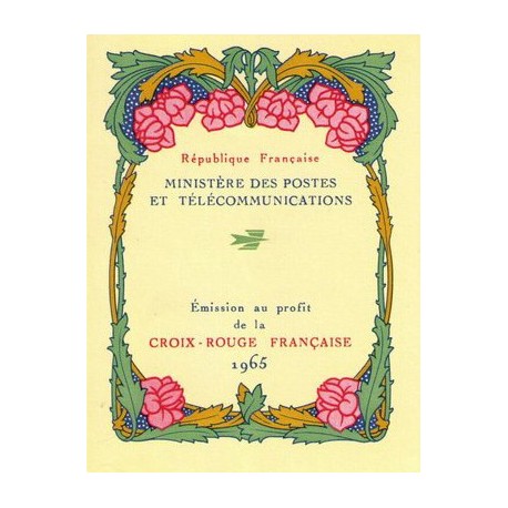 carnet croix rouge 1965