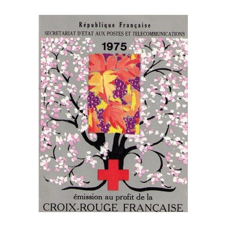 carnet croix rouge 1975