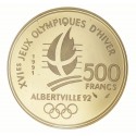 500 Francs OR Pierre de Coubertin - JO d'Albertville
