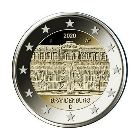 Allemagne 2020 - 2 euro commémorative Palais de Sanssouci