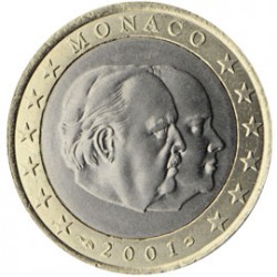 Monaco Prince Rainier 1 euro