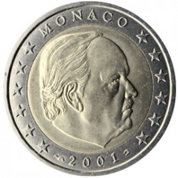Monaco Prince Rainier 2 euros