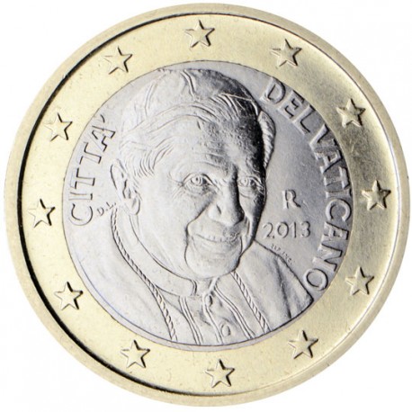 Vatican Benoît XVI 1 euro