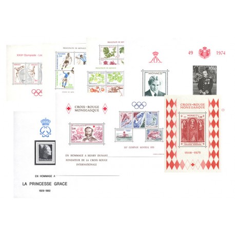 20 Blocs-feuillet Monaco