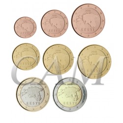 Estonie - Série complète euro neuve