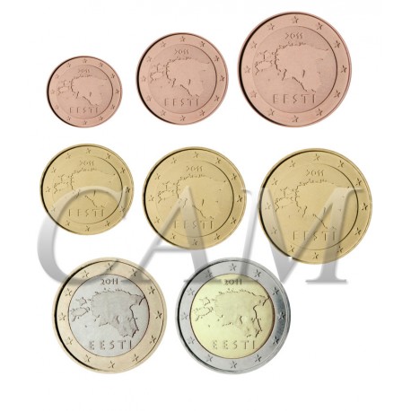Estonie - Série complète euro neuve