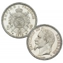 5 Francs Argent Napoléon III Tête  Laurée