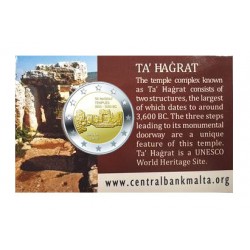 Malte 2019 - 2 euro commémorative Coincard Ta'Hagrat