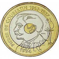 20 Francs COUBERTIN