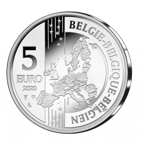 Belgique 2020 Coincard - 5 euros Bob et Bobette