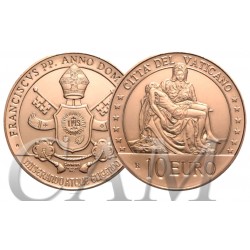 Vatican 2020 - 10 euro cuivre Michel Ange