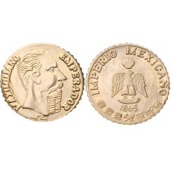 Maximilien 1er 1865 OR - peso