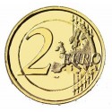 Jean Paul II - 2 euros Dorée à l'or fin 24 carats