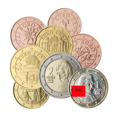 Autiche 2020 - série complète euro neuve