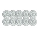 Lot de 10 pièces 100 Francs Argent Marie Curie