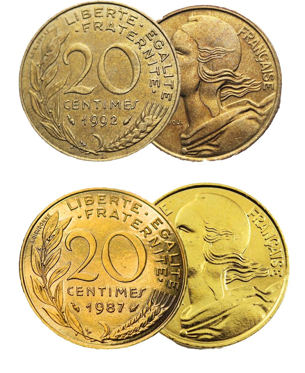 Les Pièces De 20 Centime Les Plus Rares Les pièces de France