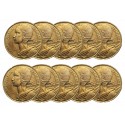 LOT DE 10 PIECES - 5 Centimes Marianne