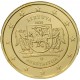 2€ commémorative - Lituanie 2020 dorée à l'or fin 24 carats