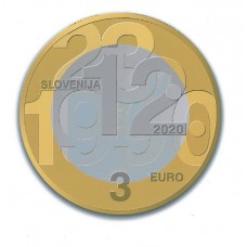 Slovénie 2020 - 3 euro commémorative Indépendance