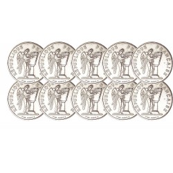 Lot de pièces 100 Francs Argent Droits de l'Homme