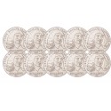 Lot de 10 pièces 100 Francs Argent René Descartes
