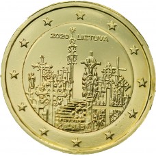 Lituanie 2020 - 2 euro dorée à l'or fin 24 carats
