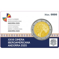 Andorre 2020 - 2 euro commémorative Ibero-Américain BE
