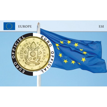 Vatican Coincard - Drapeau Européen