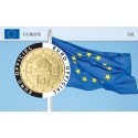 Autriche Coincard - Drapeau Européen