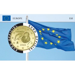 Espagne Coincard - Drapeau Européen