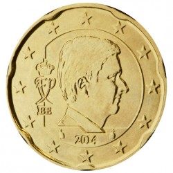 Belgique Roi Philippe 20 centimes