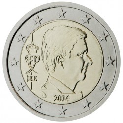 Belgique Roi Philippe 2 euros