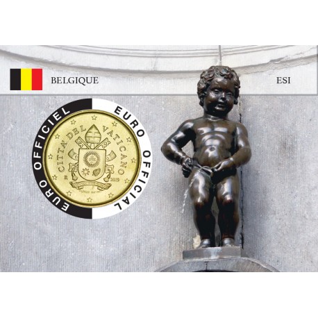 Vatican Coincard - Capitale Européenne - Manneken Pis