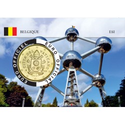 Vatican Coincard - Capitale Européenne - Atomium
