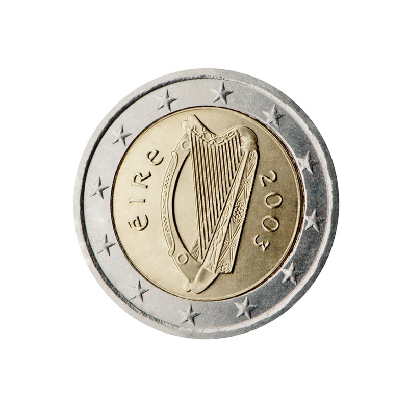 Pièce De 2 Euros Irlande 2002 Valeur