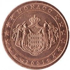 Monaco Prince Rainier 2 centimes