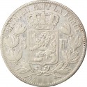 Léopold II Roi des Belges - 5 francs Argent