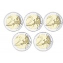 Allemagne 2021 5 ateliers - 2 euro commémorative Anhalt Magdebourg