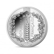 France 2021 - 100 euros argent Le Laurier