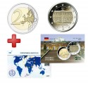 2 euros Allemagne 2020 Brandebourg+ carte commémorative