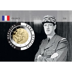France 2020 DEGAULLE Coincard - Portrait