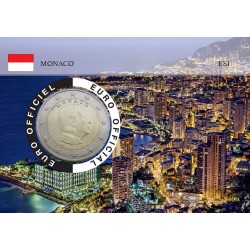 Monaco Albert de Monaco Coincard - Vue Principauté
